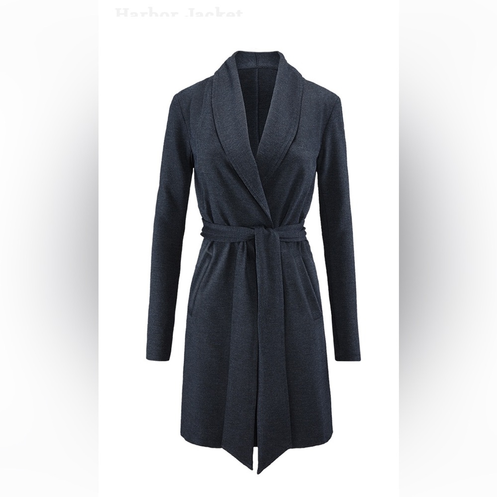 CAbi Style #3180 - Size M- Harbor Long Ponte Jacket -Missing belt